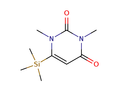 2,4(1H,3H)-Pyrimidinedione, 1,3-dimethyl-6-(trimethylsilyl)-