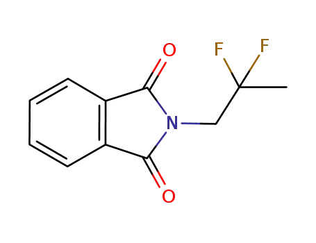 Molecular Structure of 1017241-19-8 (2-(2,2-difluoropropyl)isoindoline-1,3-dione)