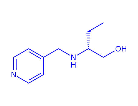 Molecular Structure of 869942-13-2 (2-[(pyridin-4-ylmethyl)amino]butan-1-ol)