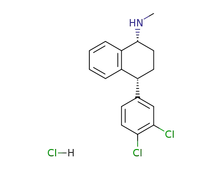 1-Naphthalenamine,4-(3,4-dichlorophenyl)-1,2,3,4-tetrahydro-N-methyl-, hydrochloride (1:1),(1R,4R)-