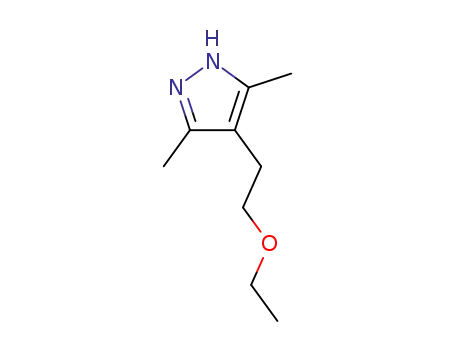 Molecular Structure of 79379-03-6 (3,5-DIMETHYL-4-ETHOXYETHYL-1H-PYRAZOLE)