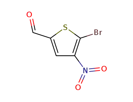 Molecular Structure of 79456-86-3 (5-BroMo-4-nitrothiophene-2-carbaldehyde)