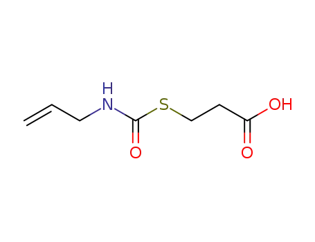 3-[(Prop-2-en-1-ylcarbamoyl)sulfanyl]propanoic acid