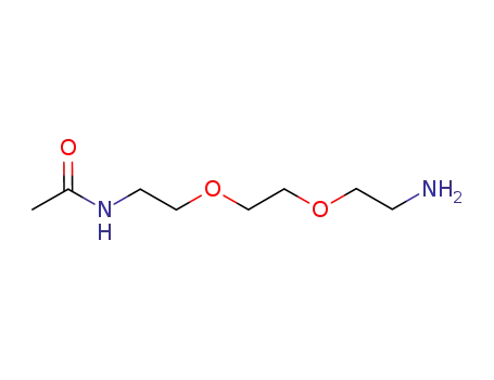 Molecular Structure of 866404-69-5 (Acetamide,  N-[2-[2-(2-aminoethoxy)ethoxy]ethyl]-)