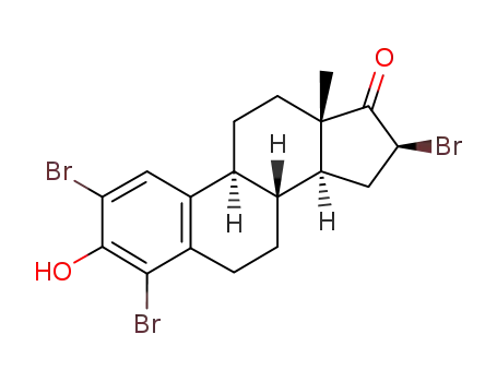 2,4,16β-tribromo-3-hydroxyestra-1,3,5(10)-trien-17-one