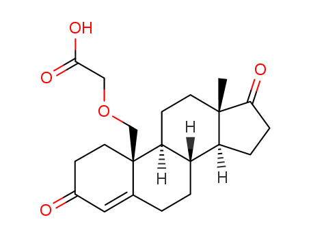 Acetic acid,[(3,17-dioxoandrost-4-en-19-yl)oxy]- (9CI)