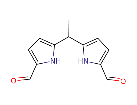 Molecular Structure of 911467-52-2 (1H-Pyrrole-2-carboxaldehyde,  5,5-ethylidenebis-)