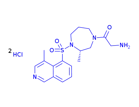 Molecular Structure of 913844-45-8 (H-1152Glycyl, Dihydrochloride)
