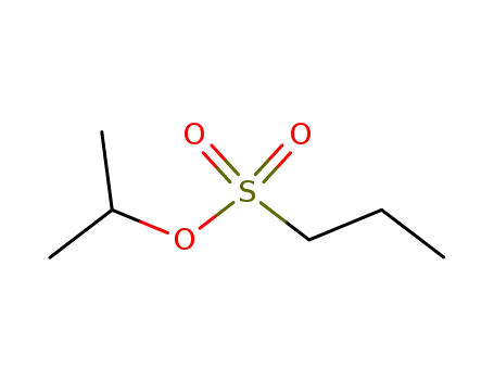 Molecular Structure of 91284-45-6 (1-Methylethyl 1-propanesulfonate)
