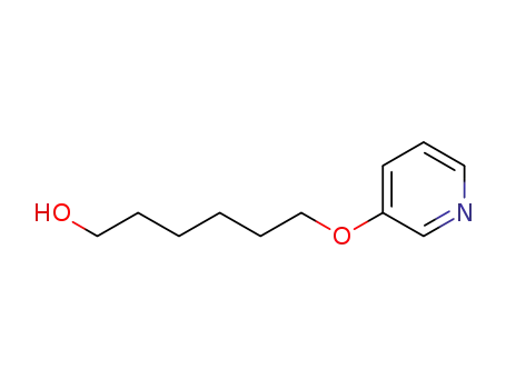 Molecular Structure of 91067-10-6 (1-Hexanol,6-(3-pyridinyloxy)-(9CI))