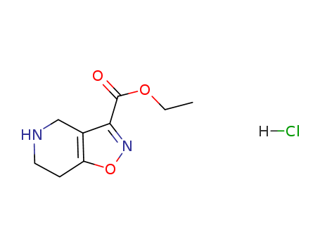 4,5,6,7-TETRAHYDRO-ISOXAZOLO[4,5-C]PYRIDINE-3-CARBOXYLIC ACID ETHYL ESTER HCL