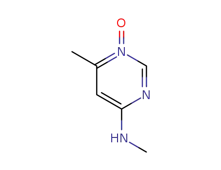 4-Pyrimidinamine, N,6-dimethyl-, 1-oxide (9CI)