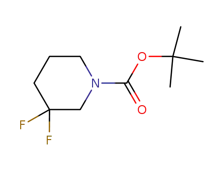 Molecular Structure of 911634-75-8 (tert-butyl 3,3-difluoropiperidine-1-carboxylate)