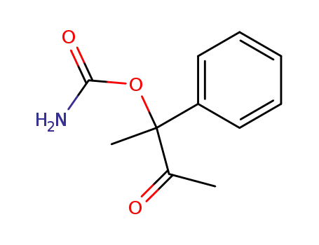 Molecular Structure of 91133-45-8 (Carbamic acid, ester with 3-hydroxy-3-phenyl-2-butanone (7CI))