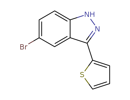 5-Bromo-3-(2-thienyl)-1H-indazole                                                                                                                                                                       