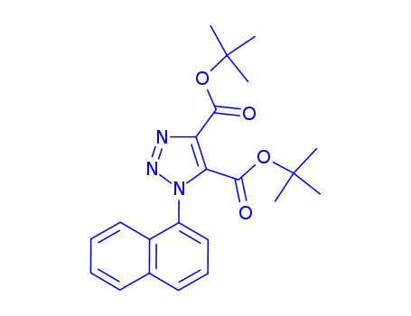 1-(Naphthalen-1-yl)-1H-1,2,3-triazole-4,5-dicarboxylic acid di-tert-butyl ester