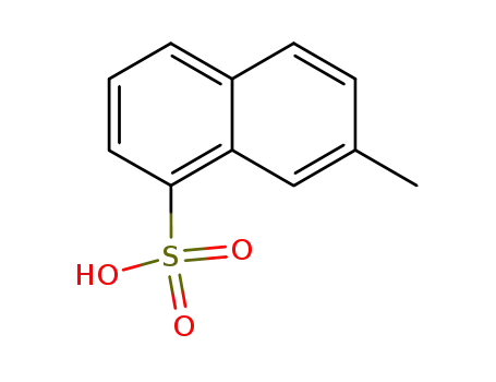 Molecular Structure of 91344-81-9 (7-Methylnaphthalene-1-sulfonic acid)