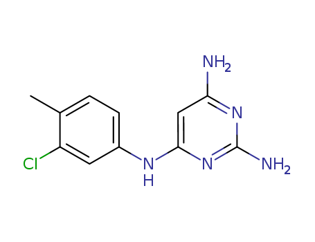 2,4,6-Pyrimidinetriamine,N4-(3-chloro-4-methylphenyl)- cas  91090-21-0