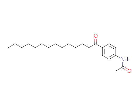 acetic acid-(4-myristoyl-anilide)