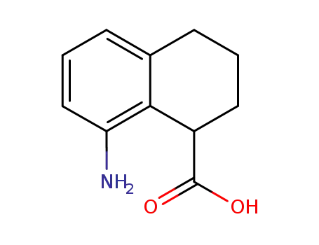 Molecular Structure of 91133-03-8 (1-Naphthoicacid,8-amino-1,2,3,4-tetrahydro-(7CI))