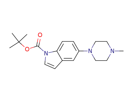 1H-Indole-1-carboxylic acid, 5-(4-Methyl-1-piperazinyl)-, 1,1-diMethylethyl ester