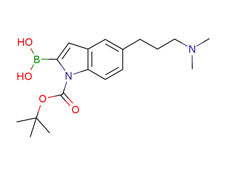 1H-인돌-1-카르복실산, 2-보로노-5-[3-(디메틸아미노)프로필]-, 1-(1,1-디메틸에틸)에스테르