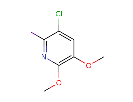 3-Chloro-2-iodo-5,6-diMethoxy-pyridine CAS No.910616-72-7
