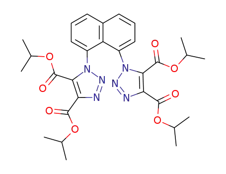 1,1′-(ナフタレン-1,8-ジイル)ビス(1H-1,2,3-トリアゾール-4,5-ジカルボン酸ジイソプロピル)