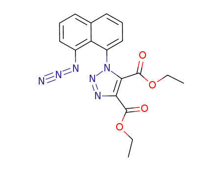 1-(8-Azidonaphthalen-1-yl)-1H-1,2,3-triazole-4,5-dicarboxylic acid diethyl ester