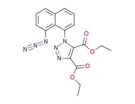 1-(8-アジドナフタレン-1-イル)-1H-1,2,3-トリアゾール-4,5-ジカルボン酸ジエチル