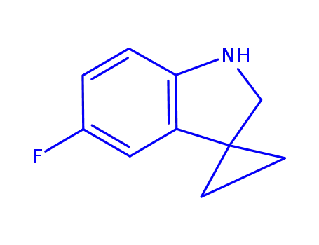 Molecular Structure of 913179-36-9 (5'-Fluorospiro[cyclopropane-1,3'-indoline])