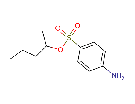 Molecular Structure of 91340-92-0 (pentan-2-yl 4-aminobenzenesulfonate)
