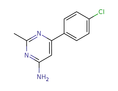 6-(4-Chlorophenyl)-2-methylpyrimidin-4-amine