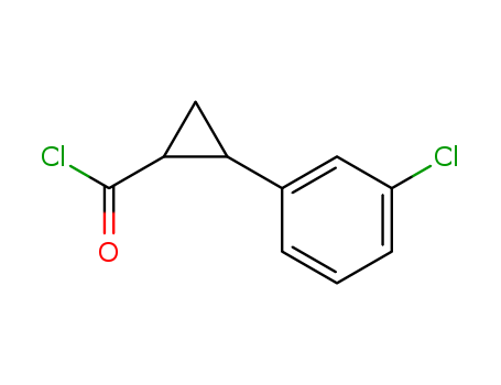 Cyclopropanecarbonylchloride, 2-(3-chlorophenyl)-