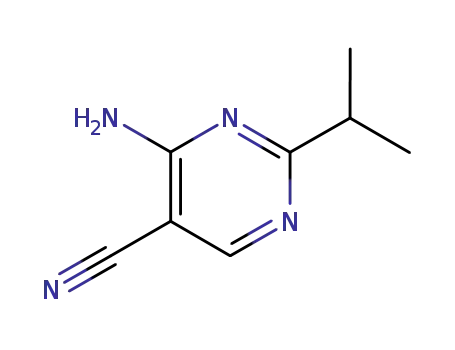 5-피리미딘카르보니트릴,4-아미노-2-이소프로필-(7CI)