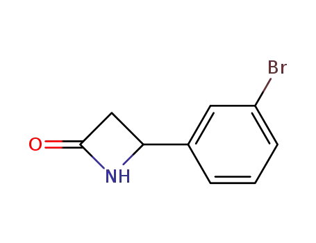 4-(3-BROMOPHENYL)-2-AZETIDINONE