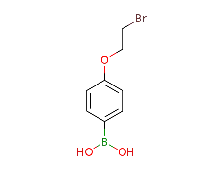 Molecular Structure of 913836-06-3 (4-(2-BROMOETHOXY)PHENYLBORONIC ACID)