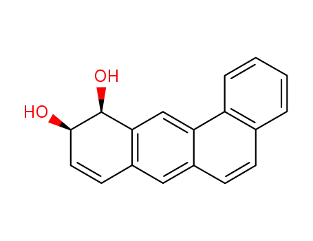 Molecular Structure of 60839-19-2 (benzanthracene-10,11-dihydrodiol)