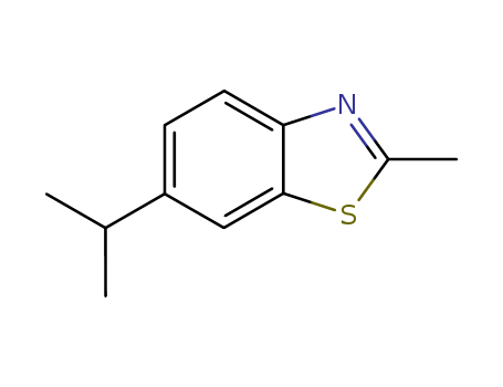Benzothiazole, 2-methyl-6-(1-methylethyl)-