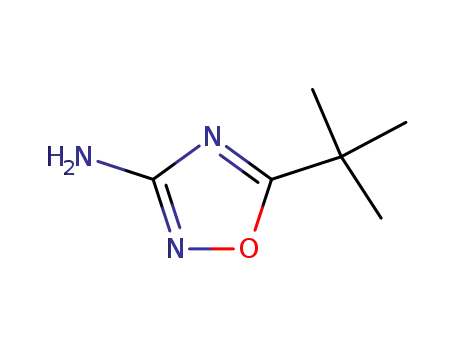 Molecular Structure of 91362-43-5 (1,2,4-Oxadiazol-3-amine,5-(1,1-dimethylethyl)-(9CI))