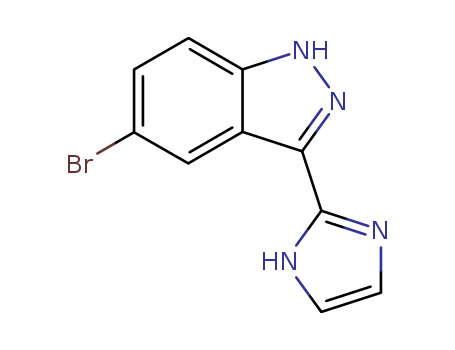 5-Bromo-3-(1H-imidazol-2-yl)-1H-indazole                                                                                                                                                                