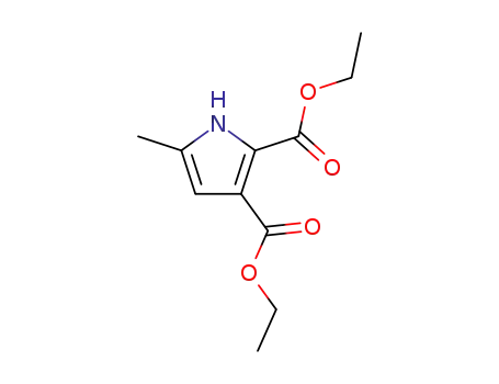 Molecular Structure of 91248-33-8 (DIETHYL-5-METHYL-2, 3-DICARBOXY-PYRROLE)