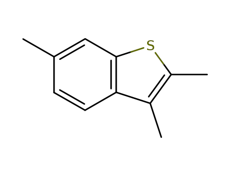 Molecular Structure of 91144-23-9 (2,3,4-/2,3,6-TRIMETHYLBENZOTHIOPHENE)
