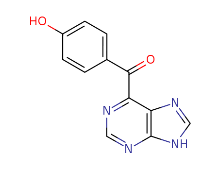 Methanone,(4-hydroxyphenyl)-9H-purin-6-yl- cas  91330-62-0