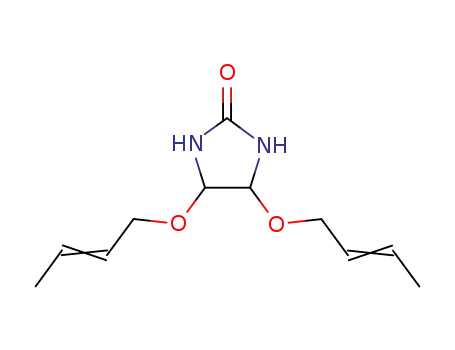 Molecular Structure of 91216-69-2 (4,5-bis[(E)-but-2-enoxy]imidazolidin-2-one)