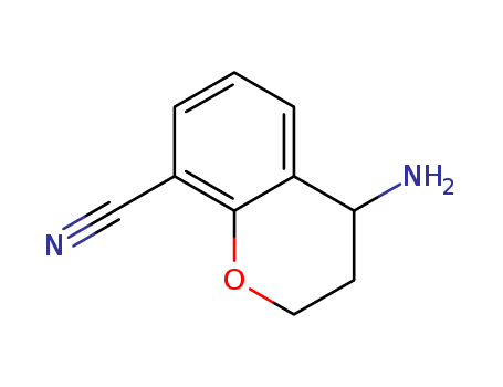 2H-1-Benzopyran-8-carbonitrile, 4-amino-3,4-dihydro-