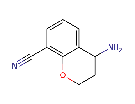 Molecular Structure of 911824-58-3 (4-AMINO-CHROMAN-8-CARBONITRILE HYDROCHLORIDE)