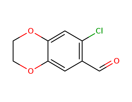 1,4-Benzodioxin-6-carboxaldehyde,  7-chloro-2,3-dihydro-
