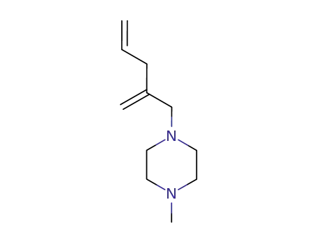 Piperazine, 1-methyl-4-(2-methylene-4-pentenyl)- (7CI)