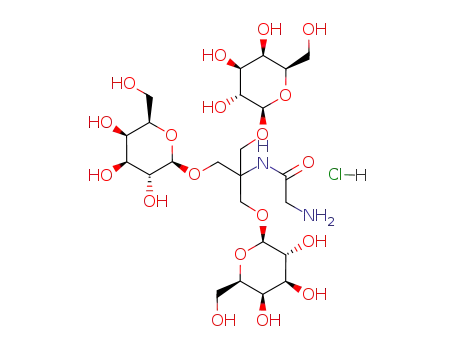N-<tris<(β-D-galactopyranosyloxy)methyl>methyl>glycine hydrochloride salt